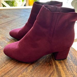 Faux-Suede Booties